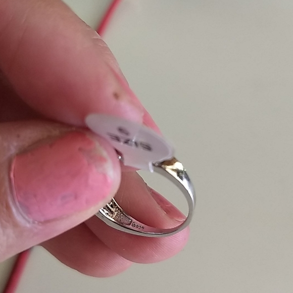 NEW Sterling Ring blue💙stone 925 - Picture 8 of 10